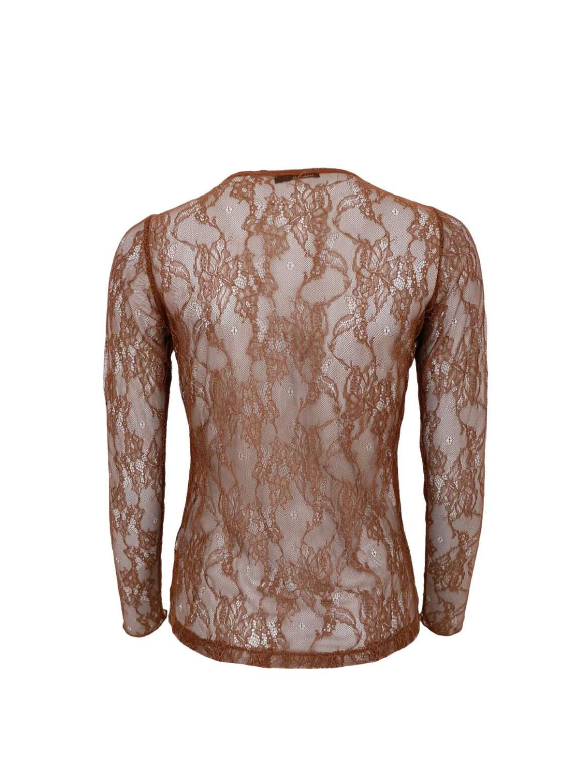 BC LARA LACE BLOUSE COFFEE