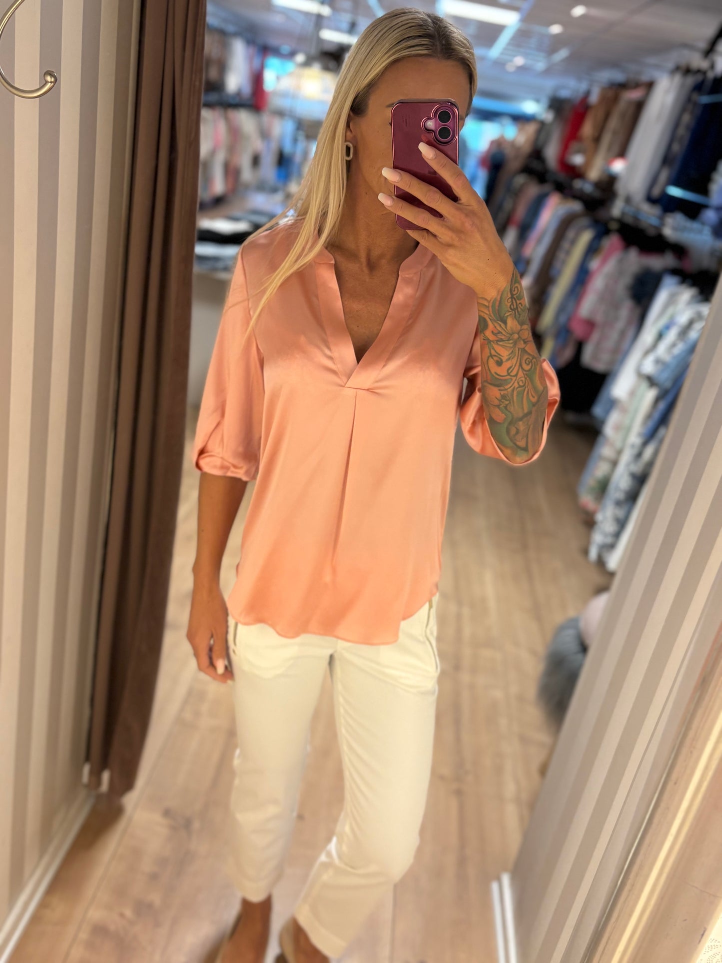 CP SO-ME SOLID SATIN PEACH