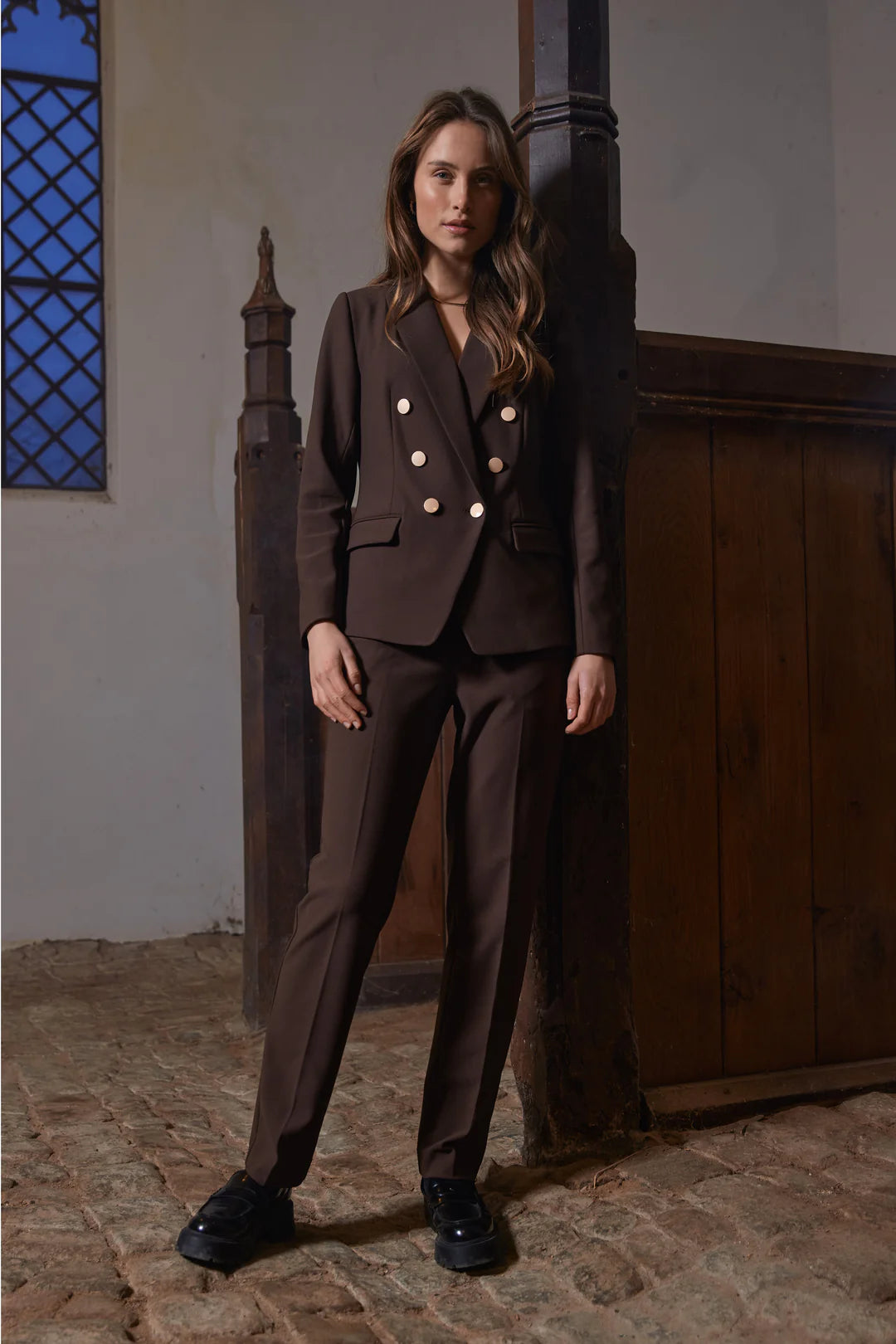 RDF COMFYELOISE BLAZER CHOCOLAT