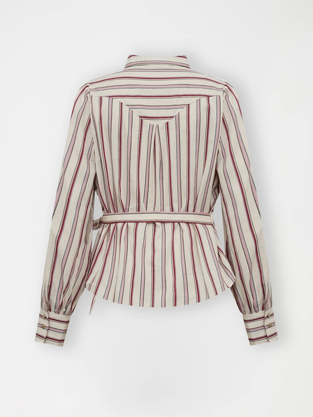 GOSSIA FROGO SHIRT PLUM STRIPES