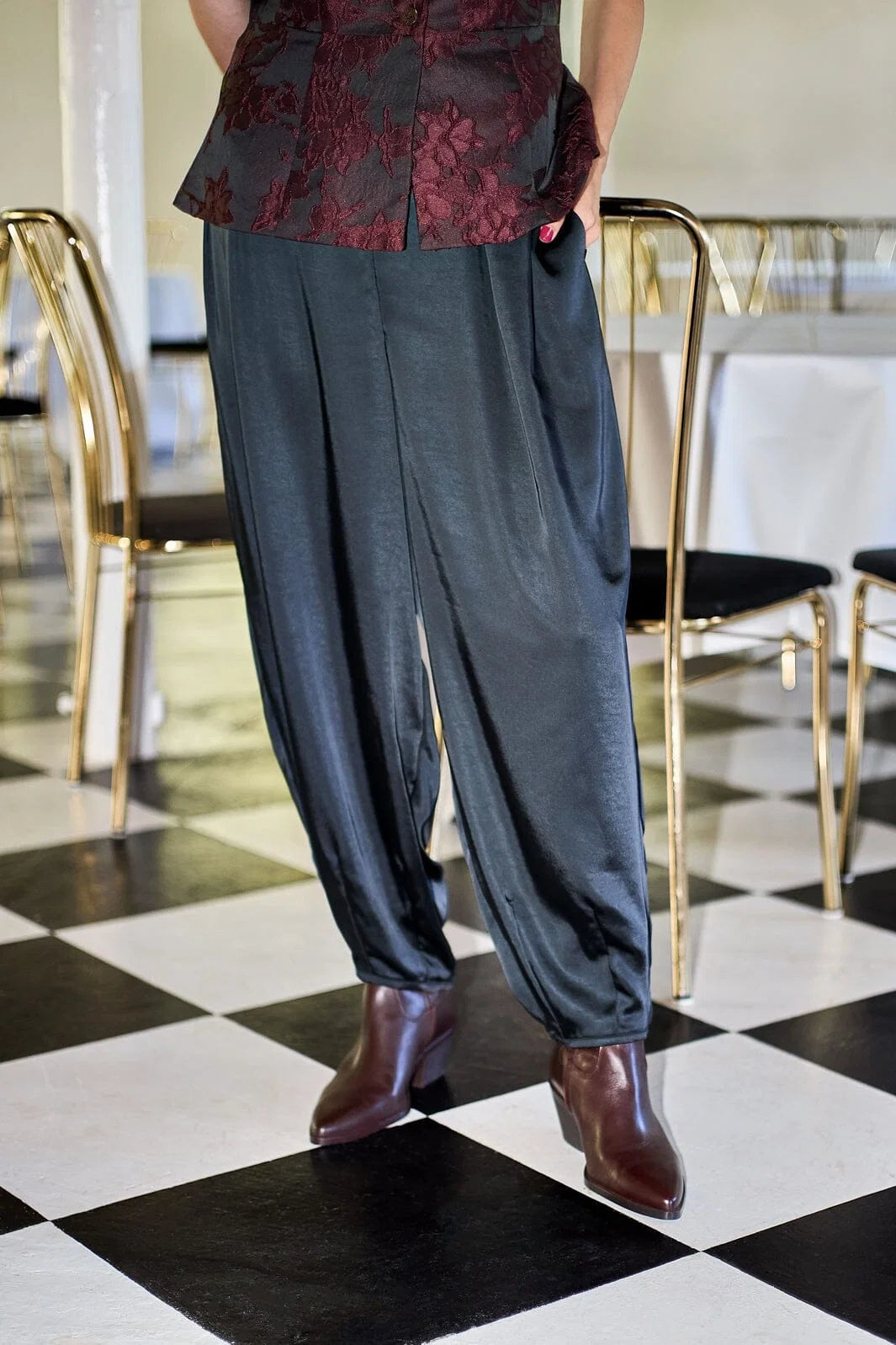 BCLUCINDA BALLOON PANT BLACK