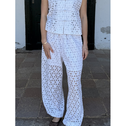 CONTINUE MOLLY PANT WHITE