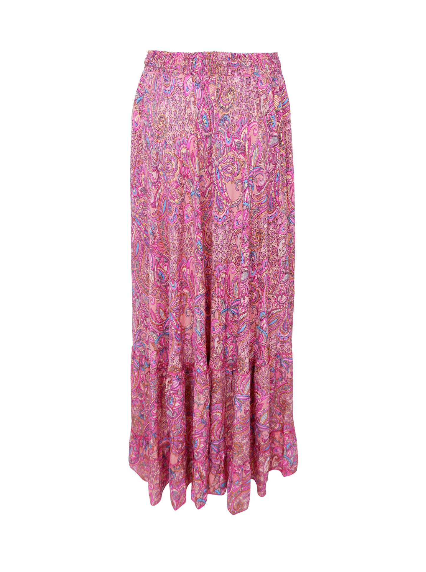 BC LUNA MAXI FRILL SKIRT PINK VIBE