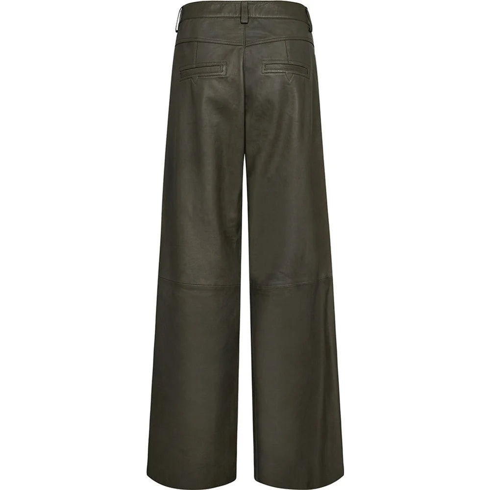 DEPECHE BOADEP HW PANTS WI LEG KHAK