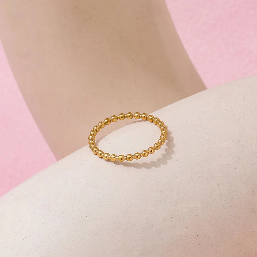 MS BEAD RING STR. 7  RO40