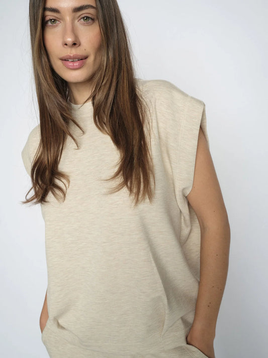 MM NAMARA O-SL SWEATSHIRT SESAME