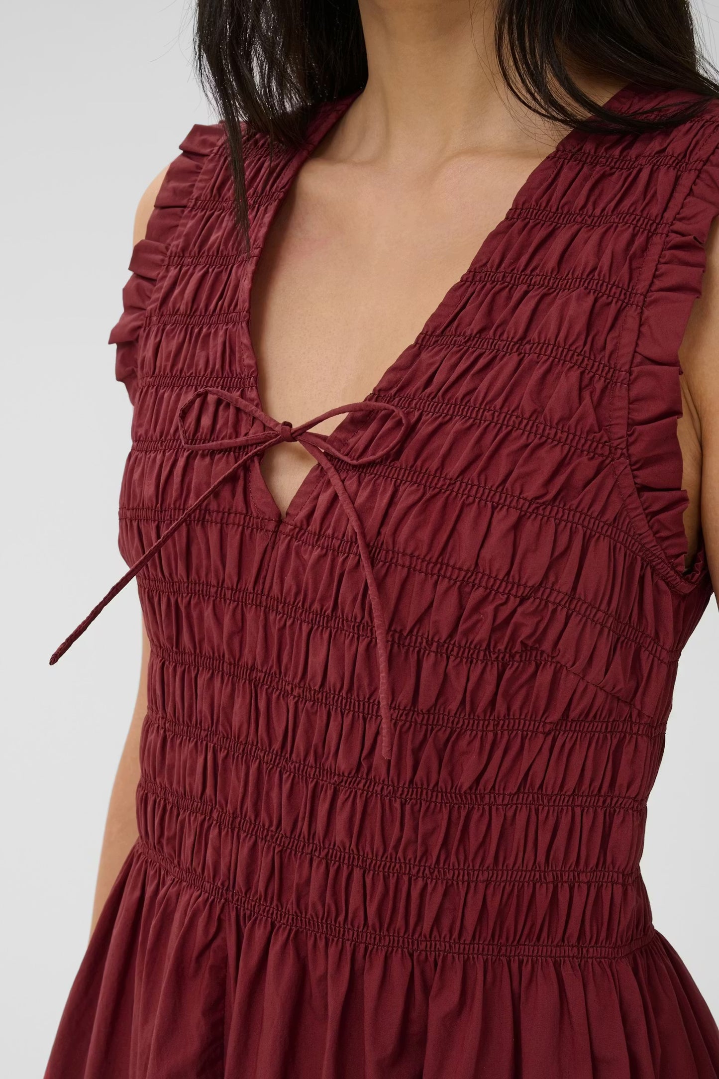 PART TWO BORGNETTE DRESS BURNT RUSS