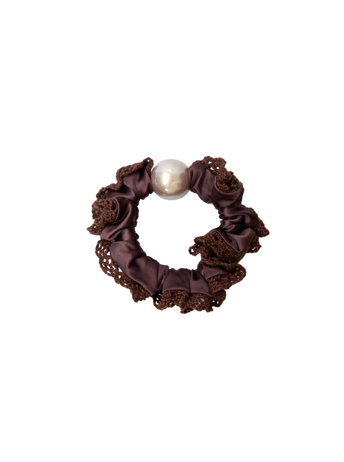 BCPETAL MINI SCRUNCHIE COFFEE