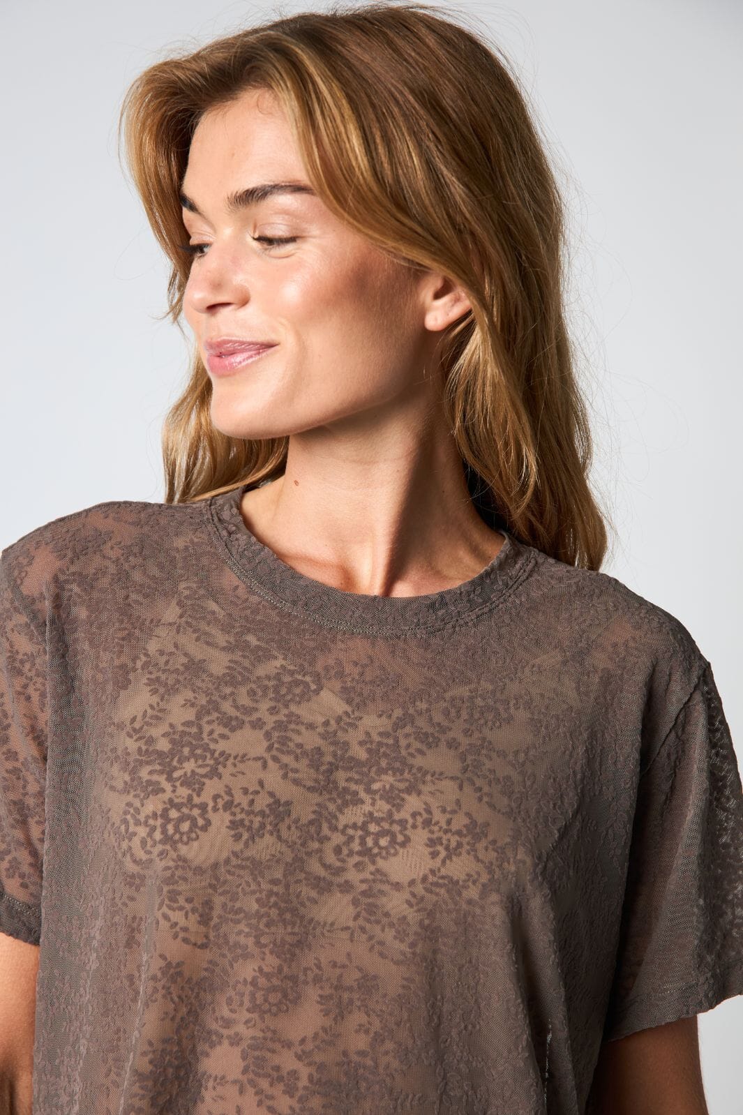 HTD LA TEE OVERSIZE BROWN