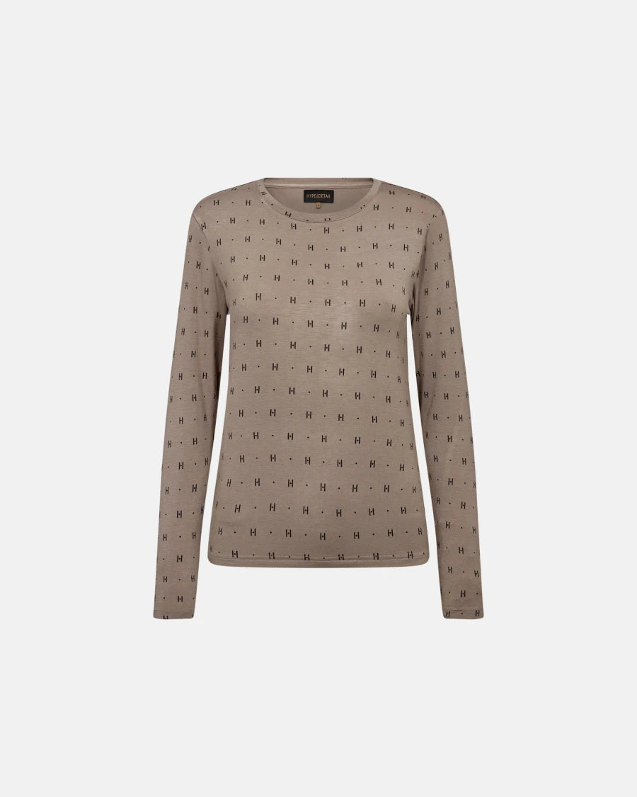 HTD tee l/s cashmere-blend SAND