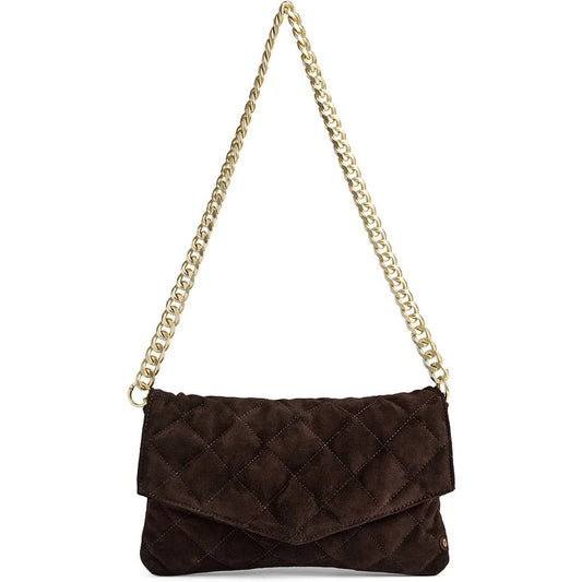 DEPECHE BELEM CLUTCH CHOCOLATE