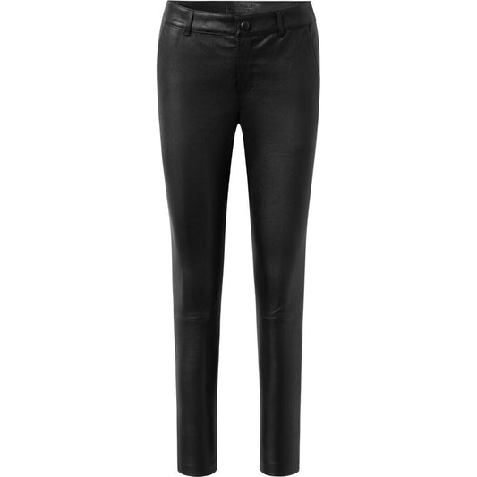 Depeche Amelia Leather Pants Black