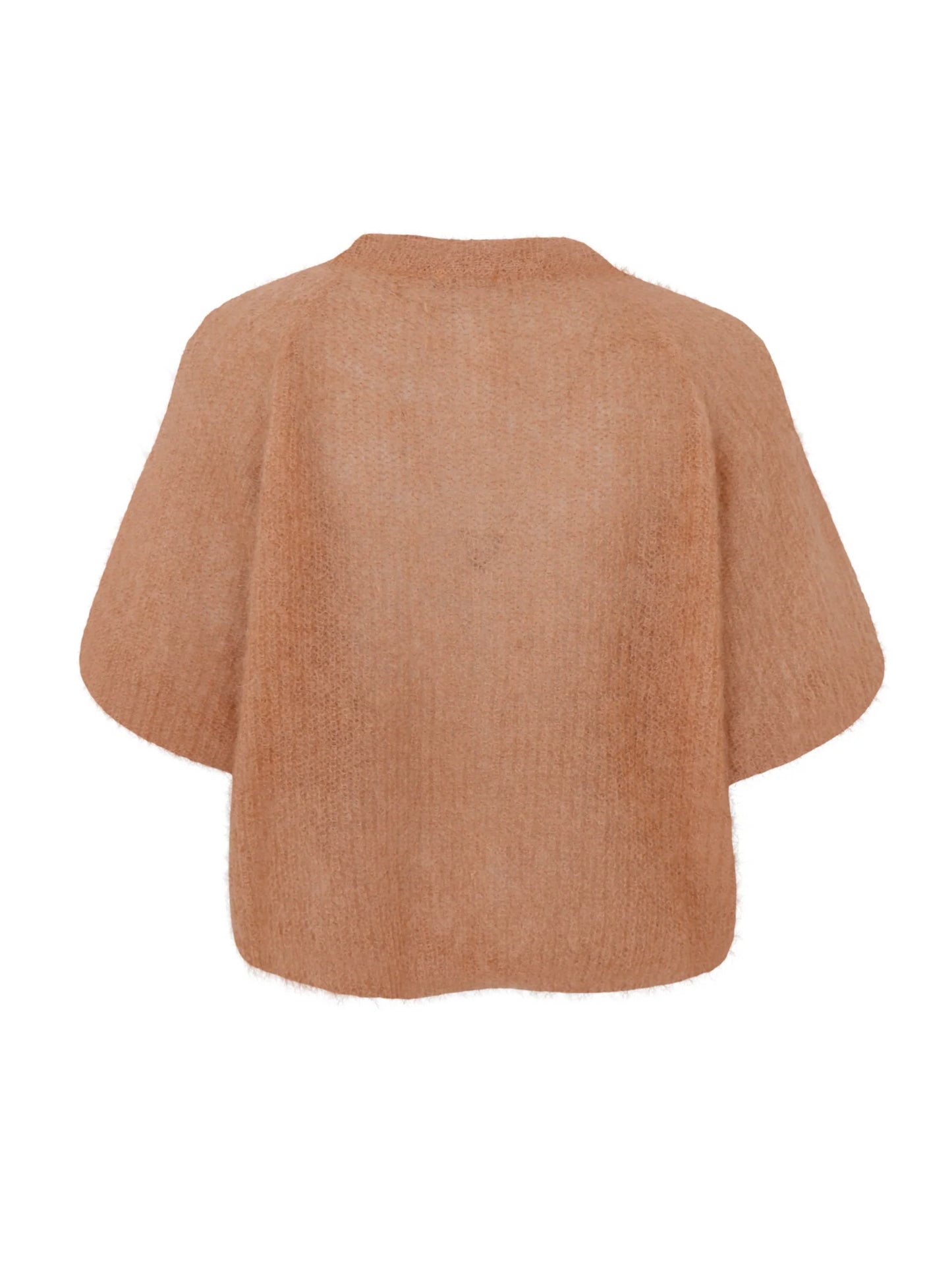 BC BKOERK PATENT KN CARDIGAN CAMEL