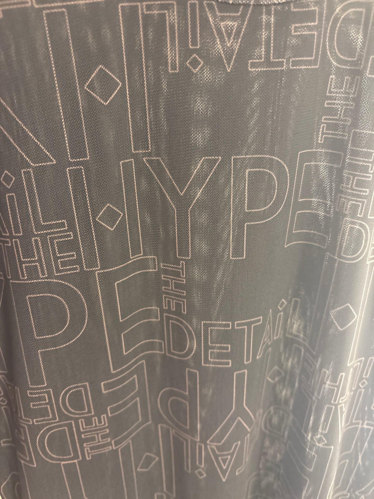 Hype Detail Blouse w/print Black