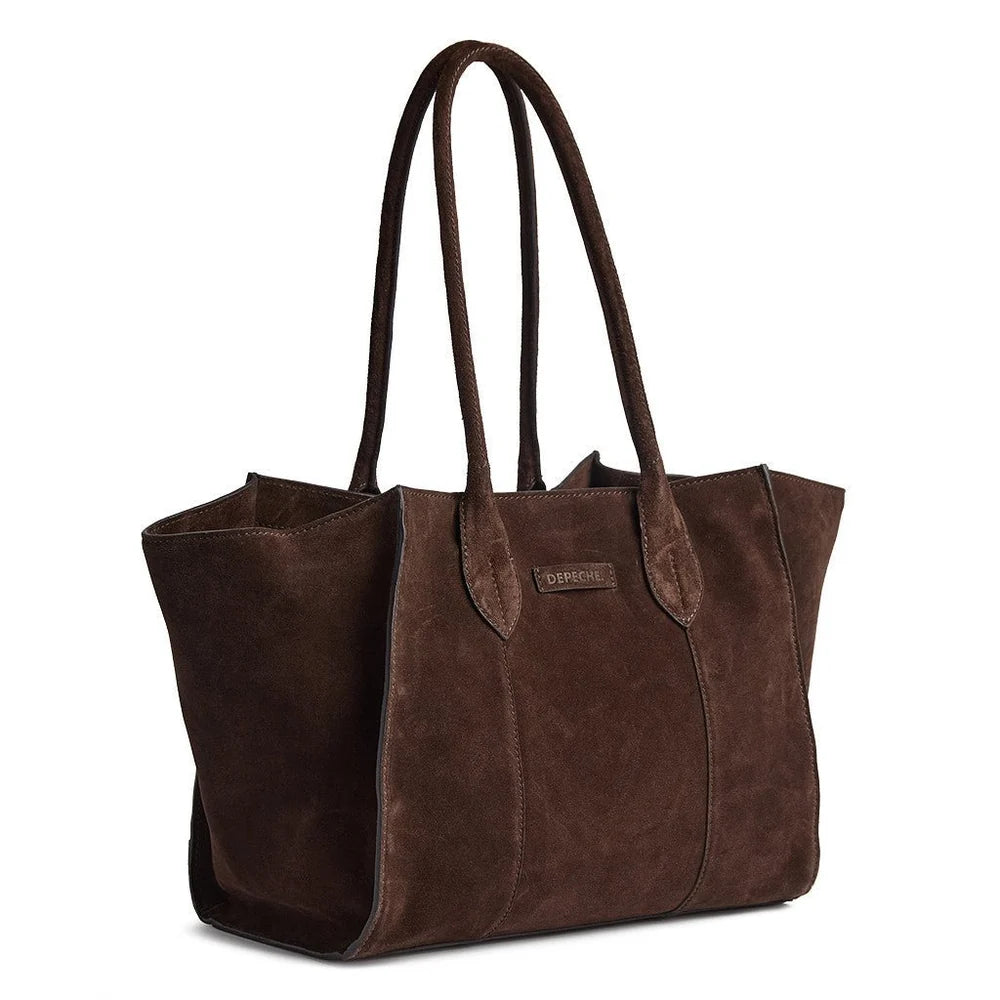 DEPECHE MADRID HANDBAG CHOCOLATE
