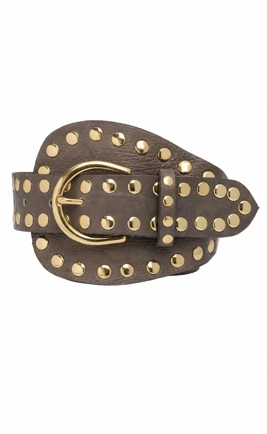 TIM&SIMONSEN DUNJA STUD BELT TAUPE-