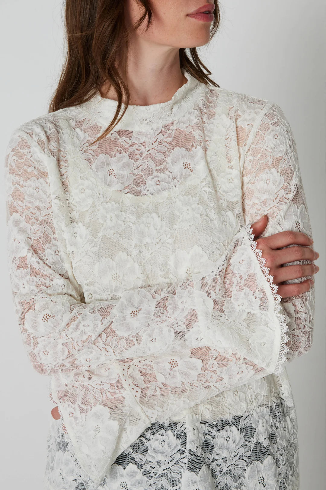 RDFLEILA BLOUSE OFF WHITE