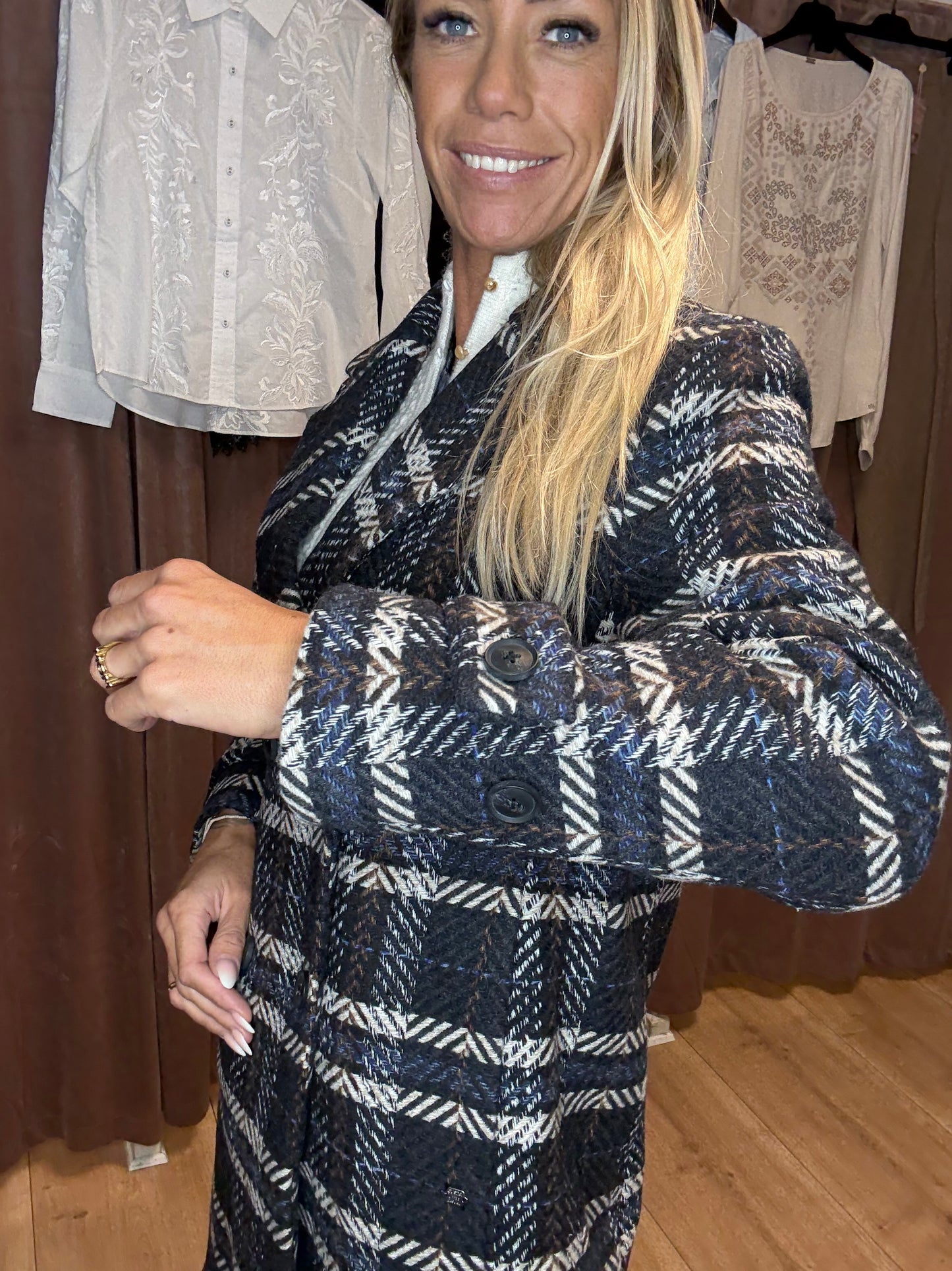 GUSTAV JANICE WOOL COAT