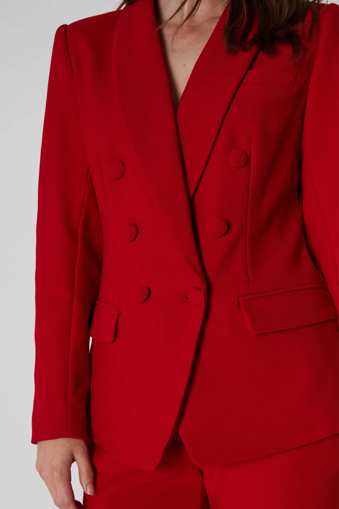 RDFCOMFYELOISE BLAZER DEEP RED