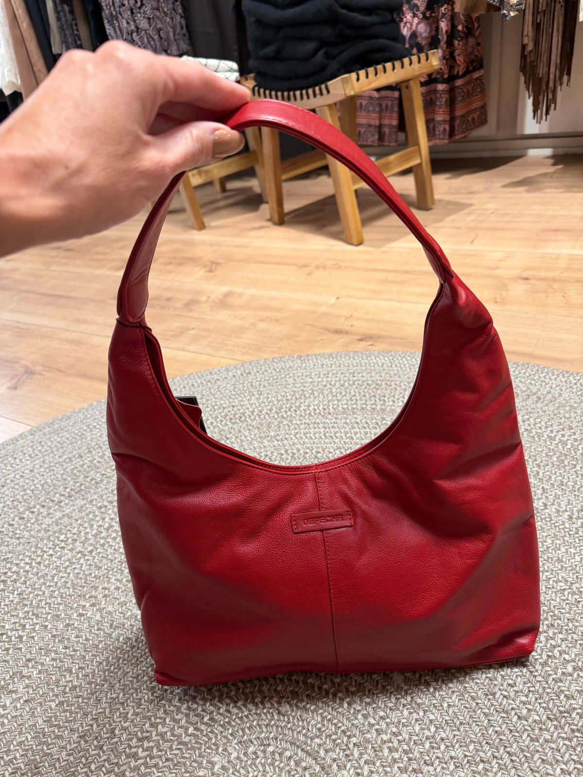 DEPECHE SHOULDERBAG RED