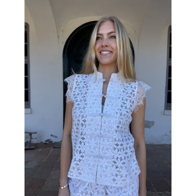 CONTINUE MOLLY LACE WHITE