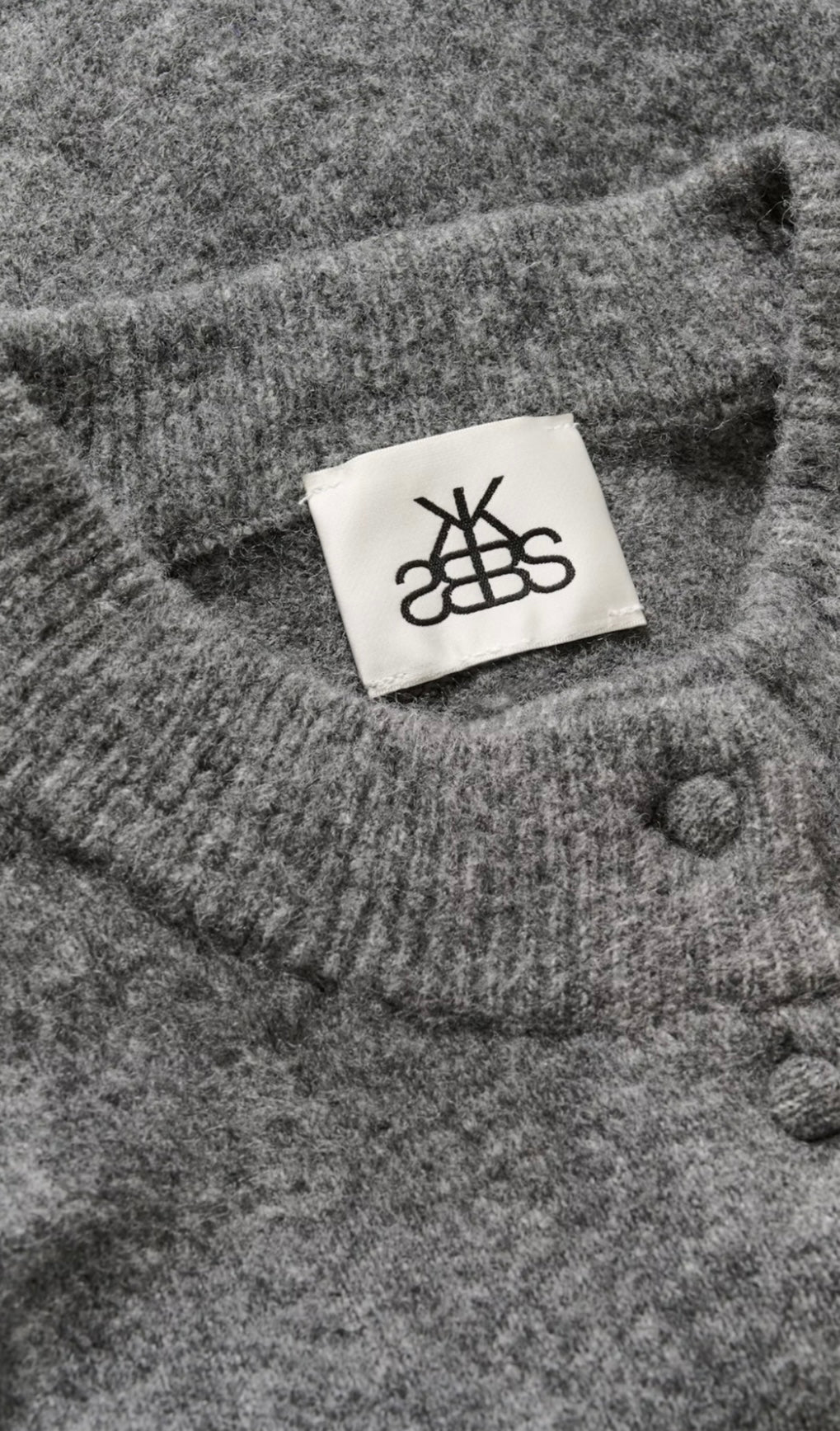 KBBRONA NOABELLE CARDIGN GREY