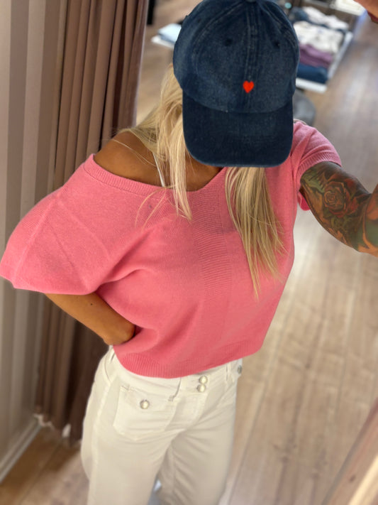 CP MY CASHMERE TOP PINK