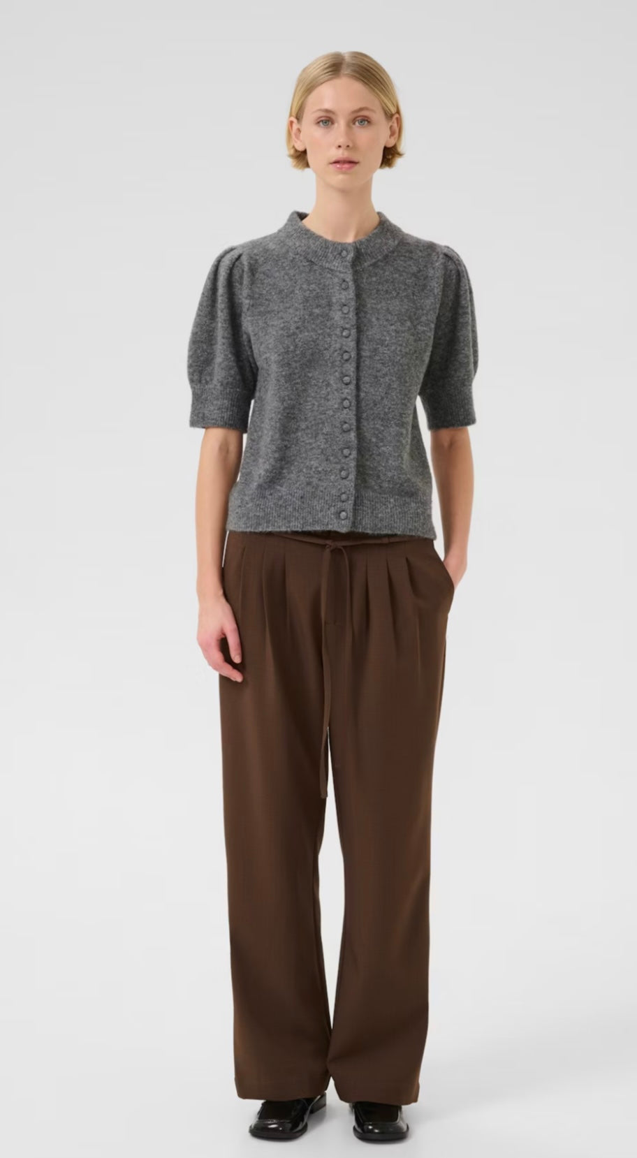 KBBRONA NOABELLE CARDIGN GREY