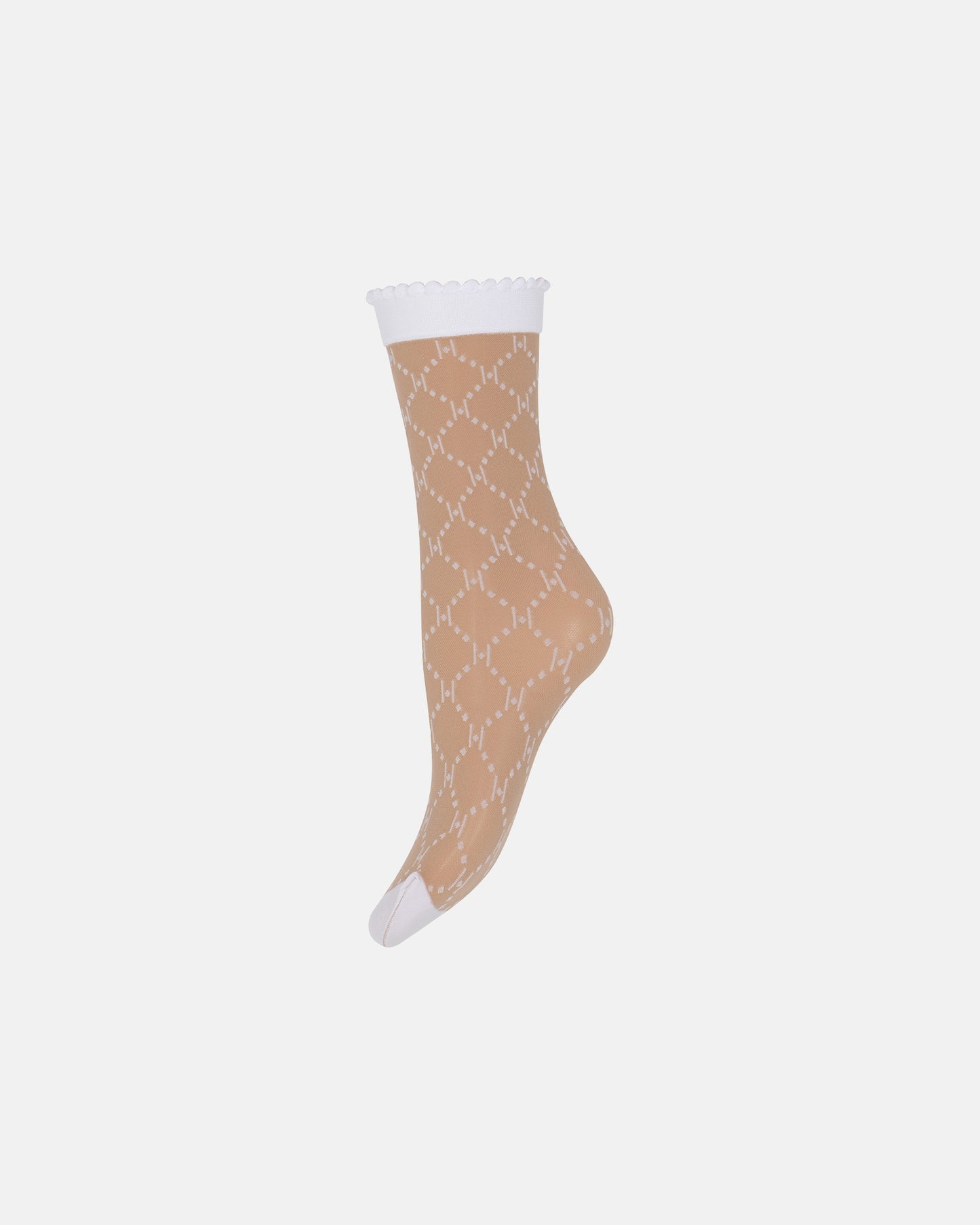 HYPETHEDETAIL SOCKS LOGO HVID