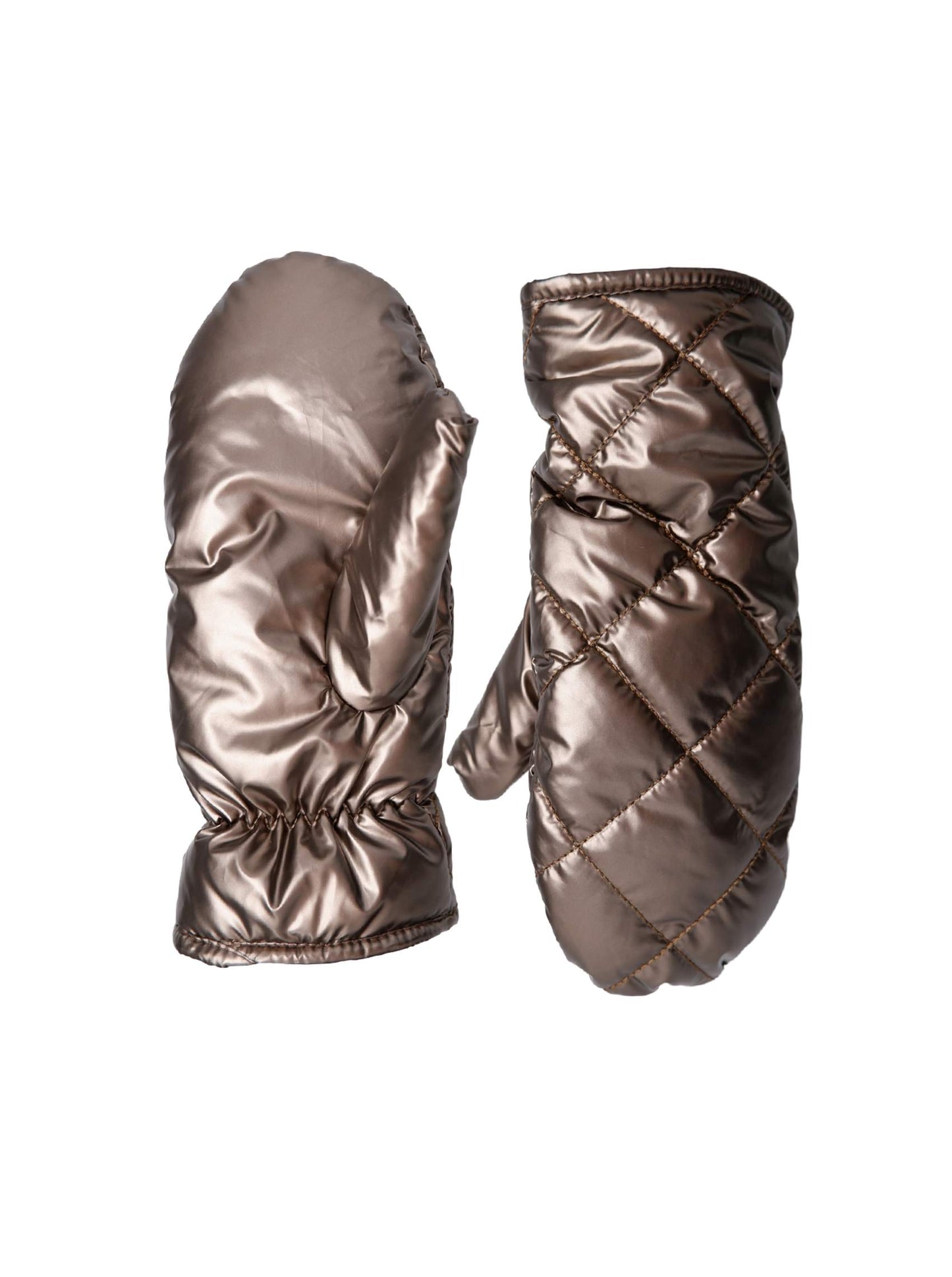 BC PALOMA QUILTED MITTENS COFFEE