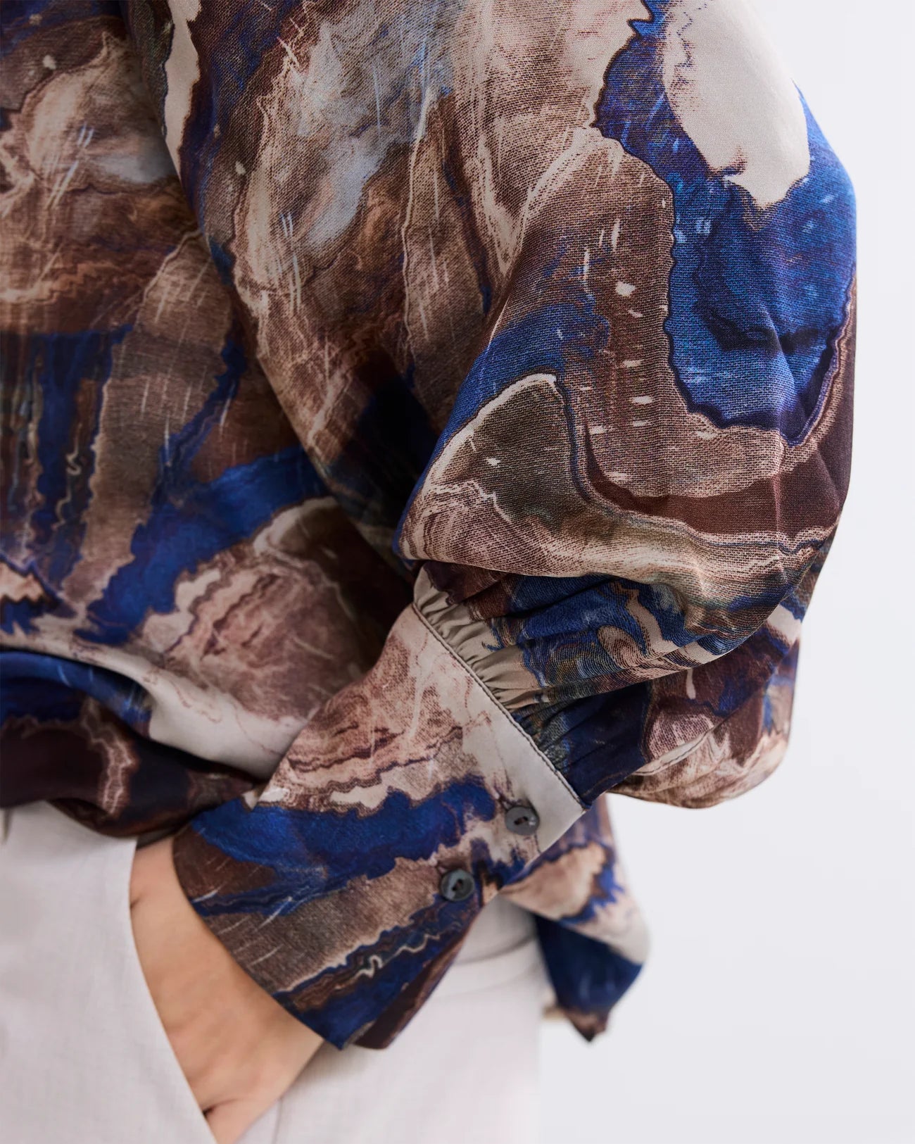SUMMUM TOP SWIRL PRINT MULTICOLOUR