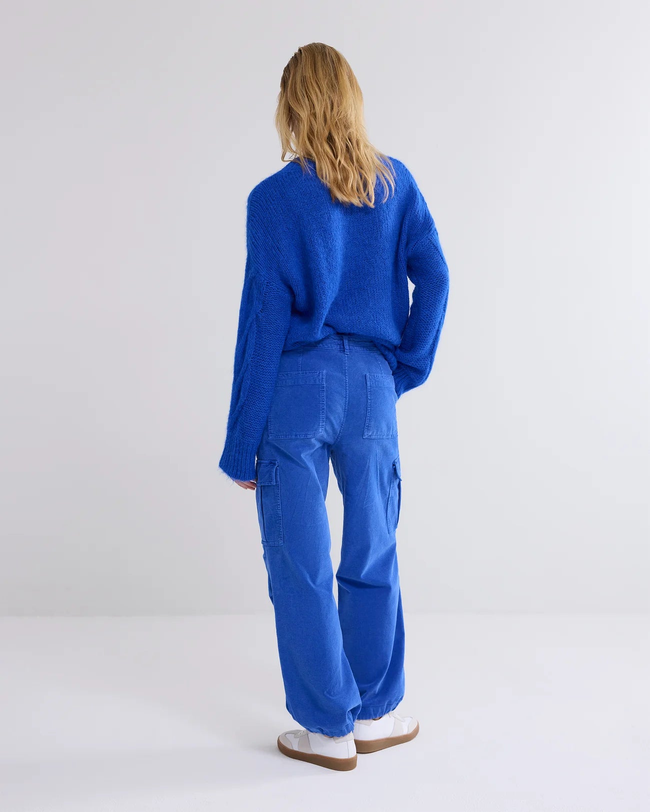 SUMMUM ROYAL BLUE CARGO PANTS SOFT