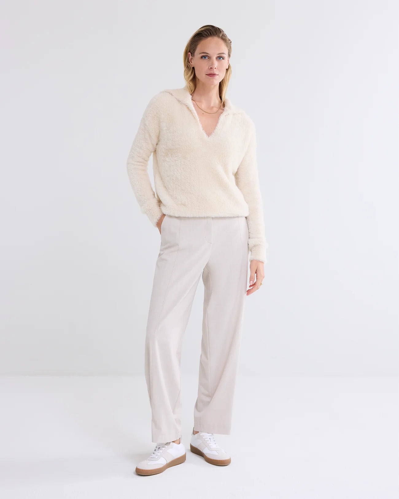 SUMMUM TROUSERS VISCOSE BLEND STRET