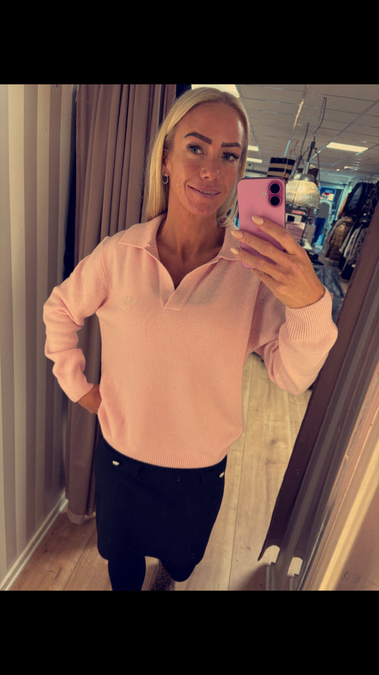 BALLBALL TARDELLI KNIT POLO ROSA