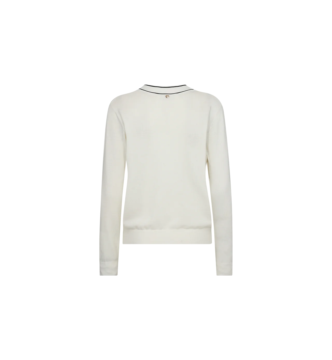 MM RELENA PREP V-NECK KNIT ECRU