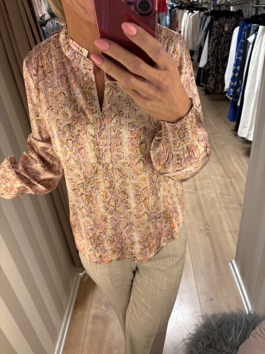 GUSTAV SIKKA BLOUSE SNAKEPRINT