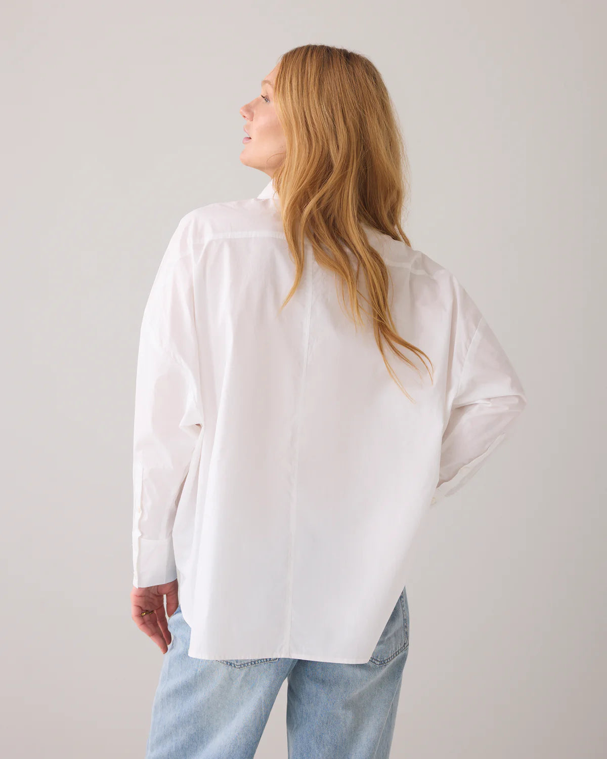 SUMMUM FANCY BUTTON BLOUSE OFF WHIT