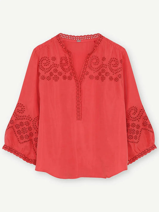 GUSTAV EBELL EMBROIDERY BLOUSE