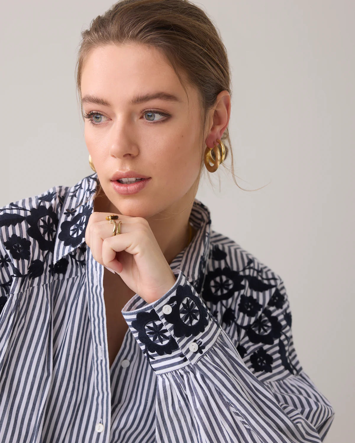 SUMMUM SHIRT NAVY NOIR