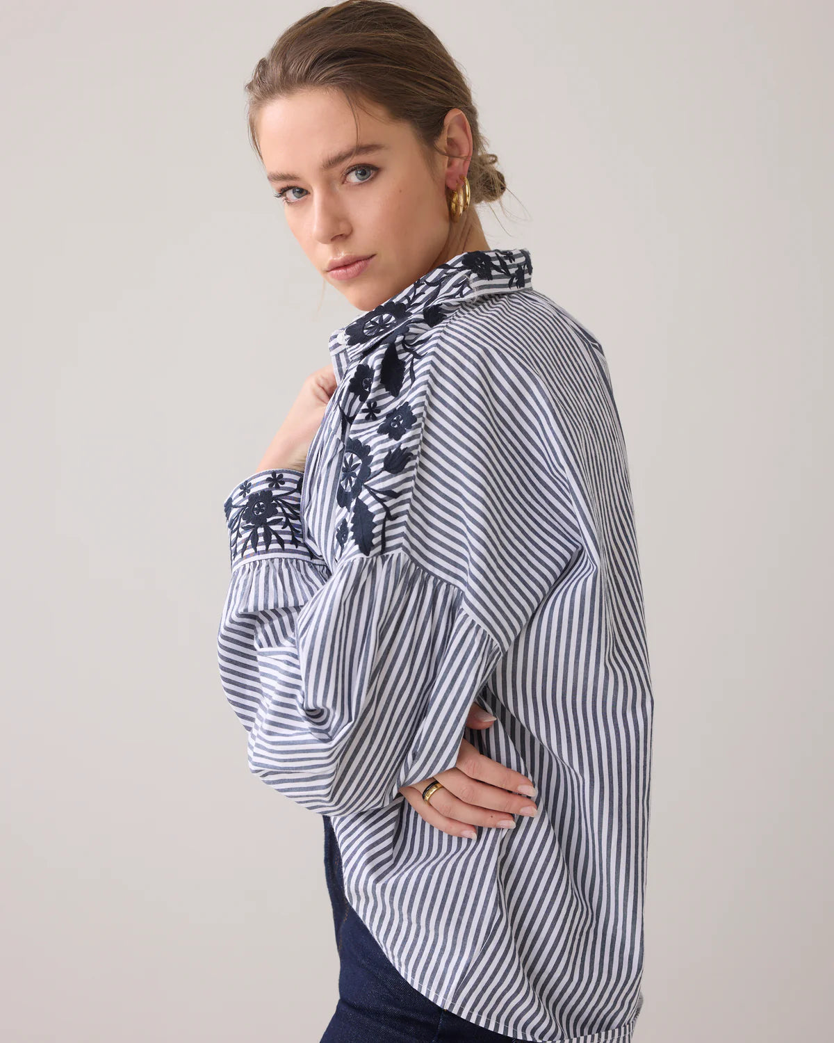 SUMMUM SHIRT NAVY NOIR