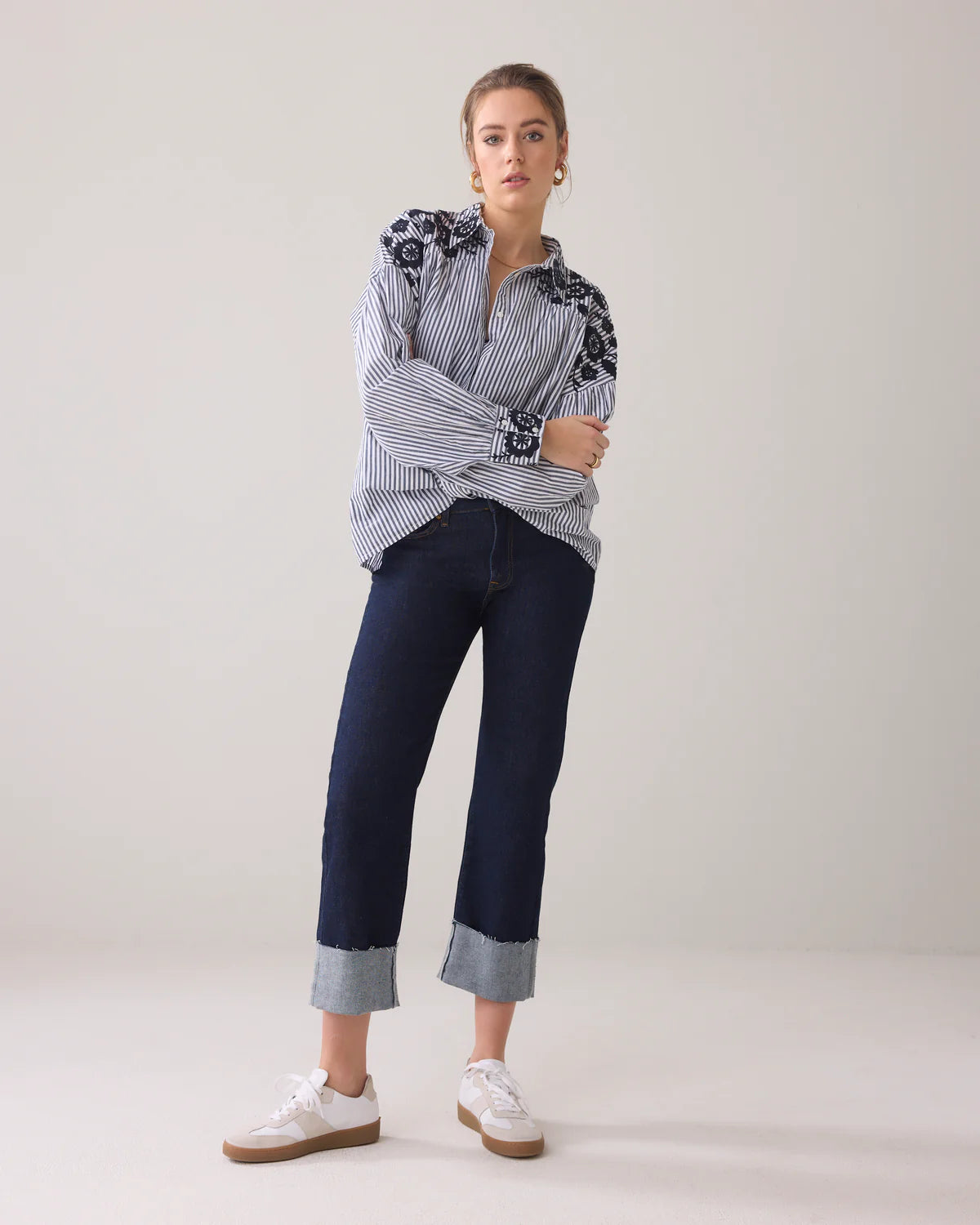 SUMMUM SHIRT NAVY NOIR