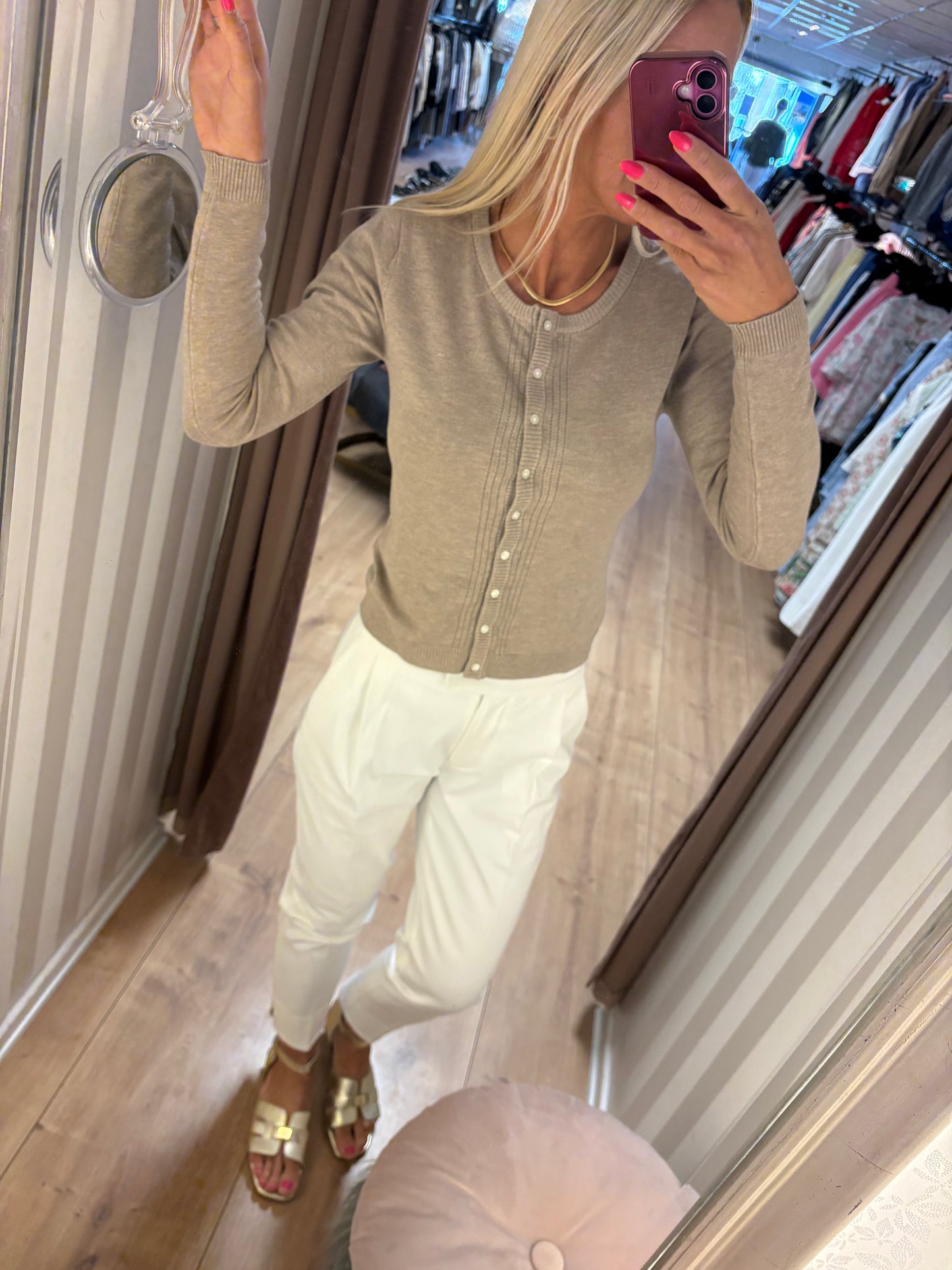 RDF HELOISE KNIT CARDIGAN LIGHT-SAN