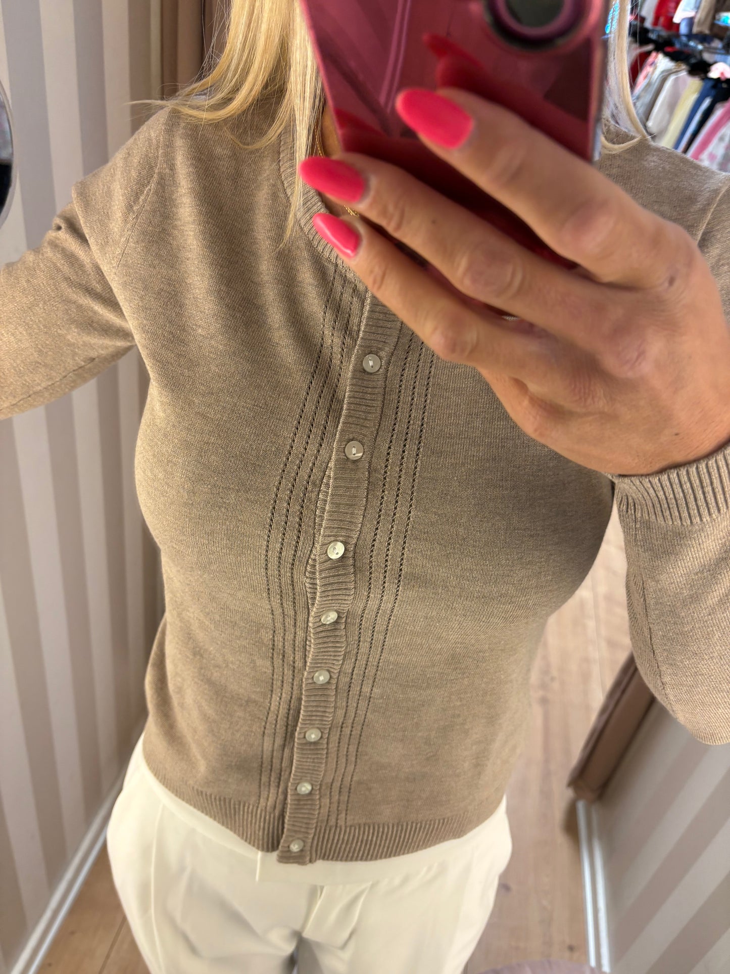 RDF HELOISE KNIT CARDIGAN LIGHT-SAN