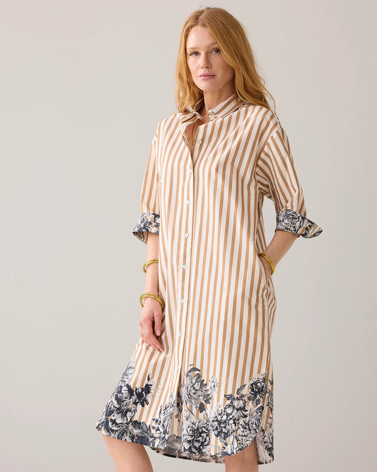 SUMMUM   DRESS BORDER PRINT MULTICO