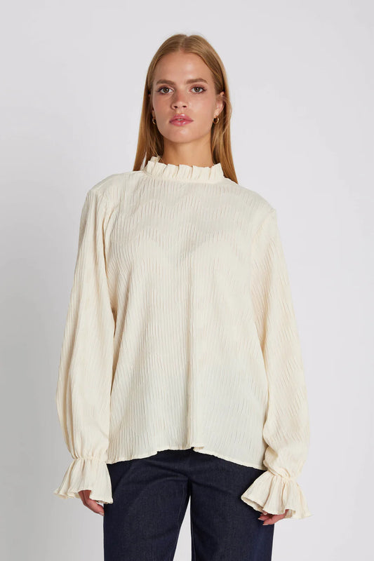 RDF YELENA BLOUSR OFF WHITE
