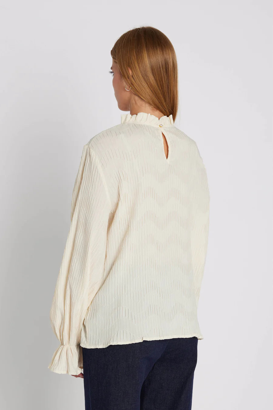RDF YELENA BLOUSR OFF WHITE