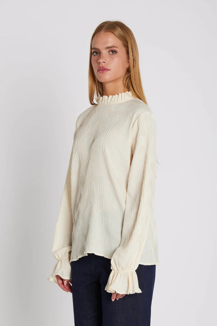 RDF YELENA BLOUSR OFF WHITE