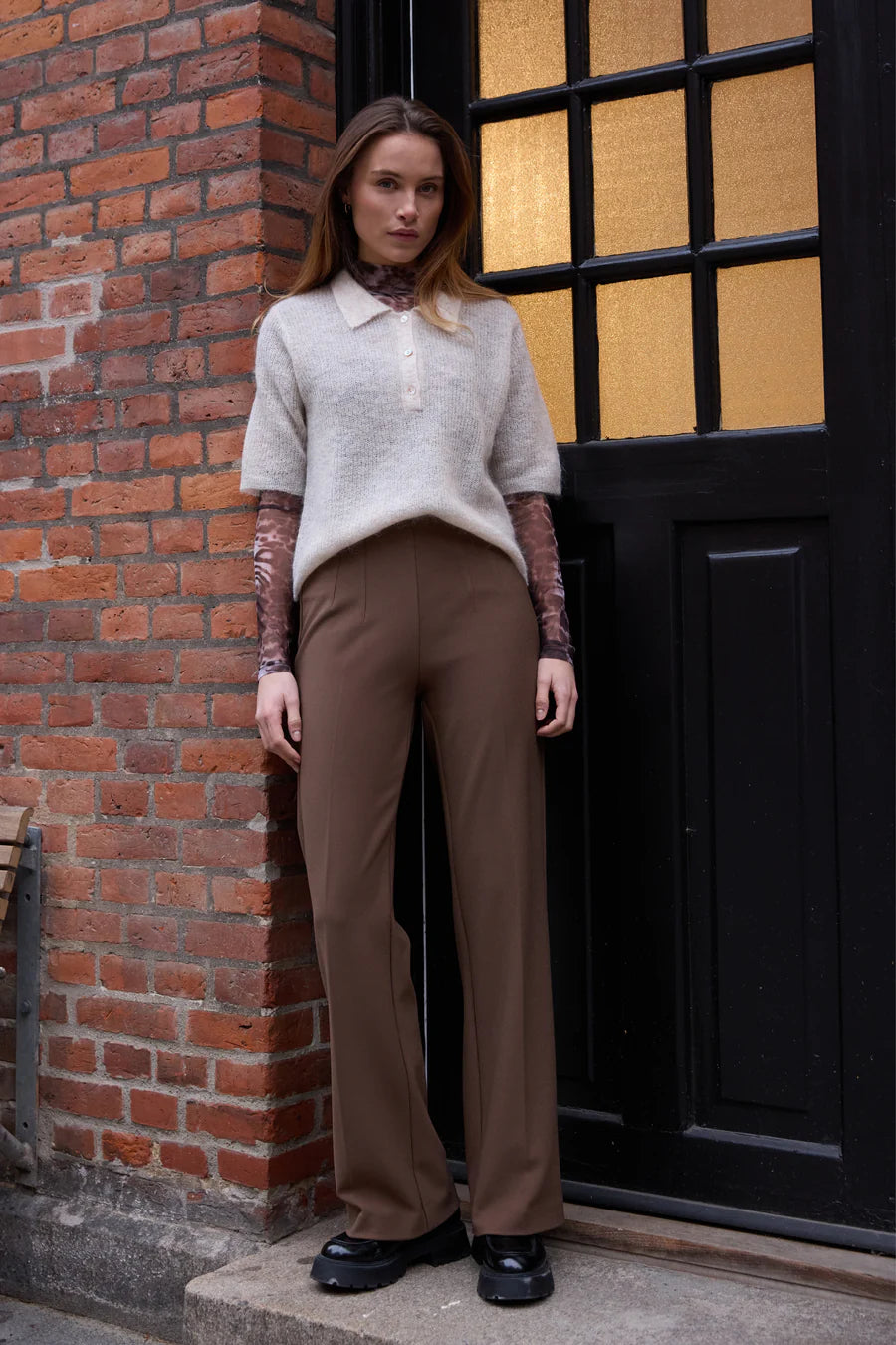 RDF OLANA WIDE PANTS BROWN