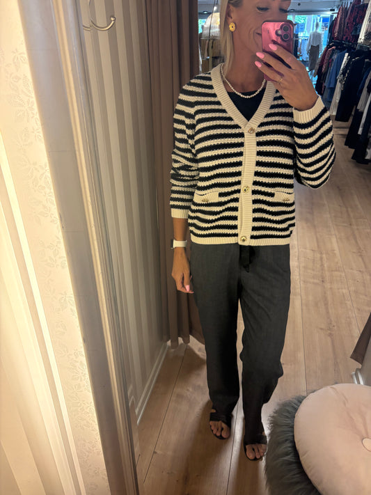 VIRITA L/S STRIPED CARDGIAN