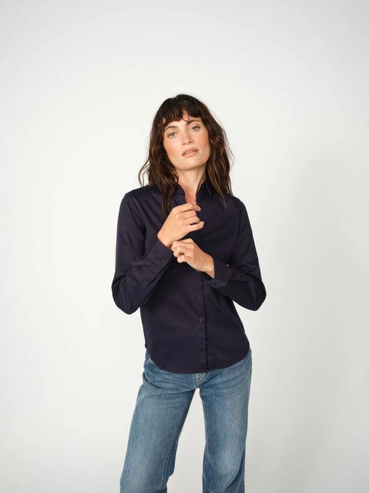 MMTINA JERSEY SHIRT MARITIME BLUE